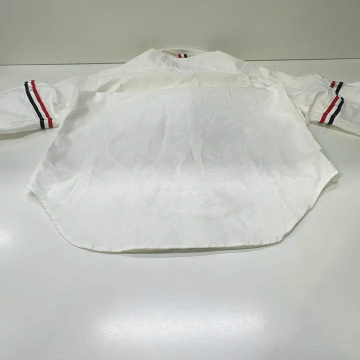 Thom Browne Thom Browne Classic Long Sleeve White Shirt 0079 Size US S / EU 44-46 / 1 - 16 Thumbnail