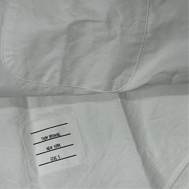 Thom Browne Thom Browne Long Sleeve Oxford Shirt 0079 Size US L / EU 52-54 / 3 - 3 Thumbnail