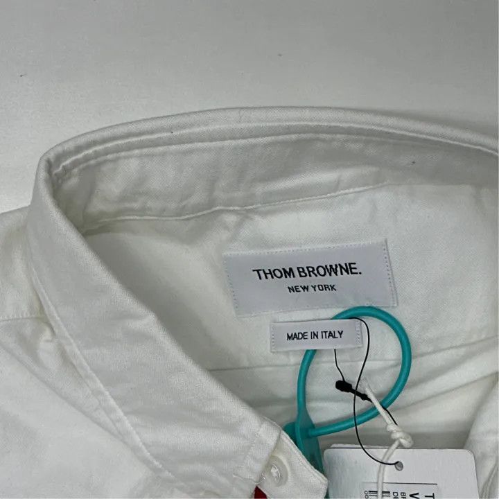 Thom Browne Thom Browne Long Sleeve Oxford Shirt 0079 Size US L / EU 52-54 / 3 - 2 Thumbnail