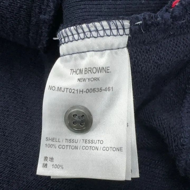 Thom Browne Thom Browne Classic Navy Blue Sweatshirt 0079 Size US L / EU 52-54 / 3 - 5 Thumbnail