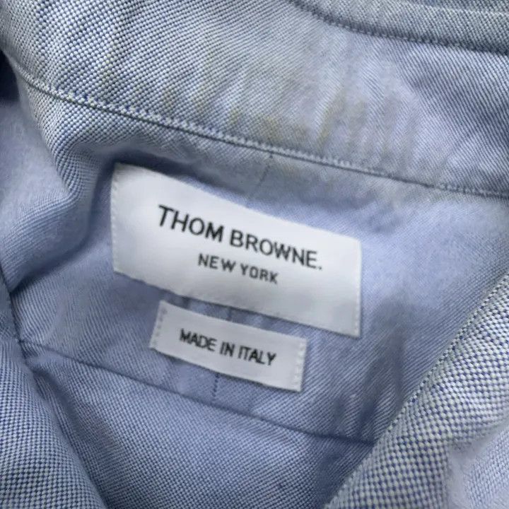 Thom Browne Thom Browne Oxford Stripe Long Sleeve Shirt 0079 Size US M / EU 48-50 / 2 - 6 Thumbnail