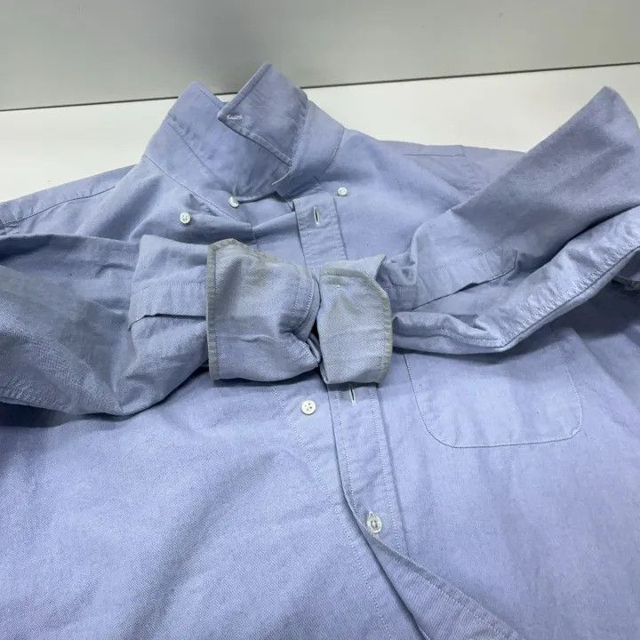 Thom Browne Thom Browne Oxford Stripe Long Sleeve Shirt 0079 Size US M / EU 48-50 / 2 - 9 Thumbnail