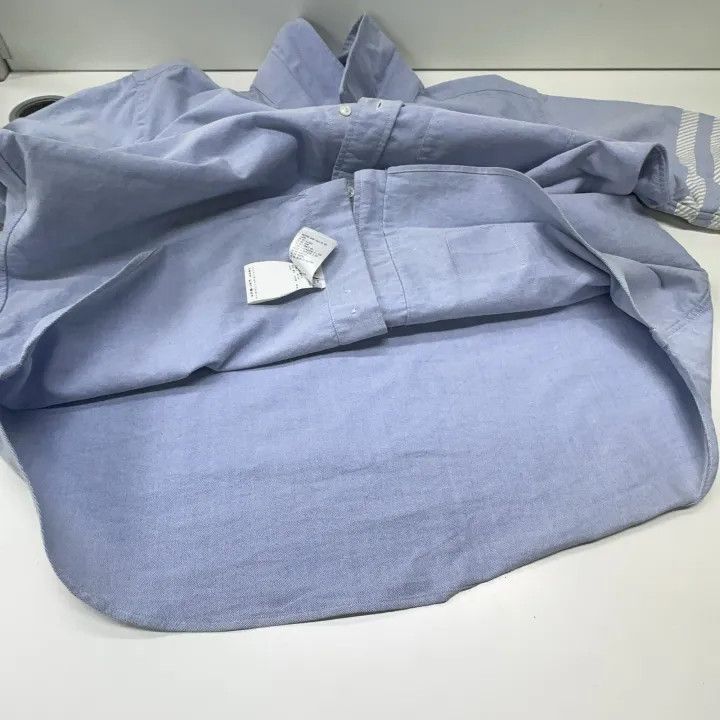 Thom Browne Thom Browne Oxford Stripe Long Sleeve Shirt 0079 Size US M / EU 48-50 / 2 - 11 Thumbnail