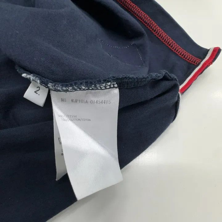 Thom Browne Thom Browne Navy Cotton Polo Shirt 0079 Size US M / EU 48-50 / 2 - 4 Thumbnail