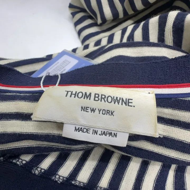 Thom Browne Thom Browne Striped Knit Cardigan 0079 Size US S / EU 44-46 / 1 - 6 Thumbnail