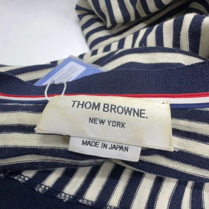Thom Browne Thom Browne Striped Knit Cardigan 0079 Size US S / EU 44-46 / 1 - 5 Thumbnail