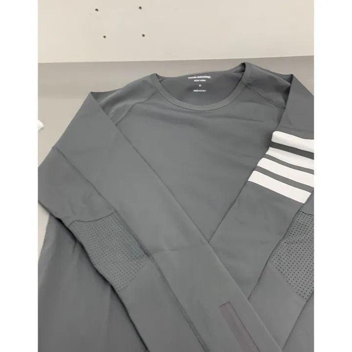 Thom Browne Thom Browne Lightweight Long Sleeve Tee Shirt 0079 Size US M / EU 48-50 / 2 - 4 Thumbnail