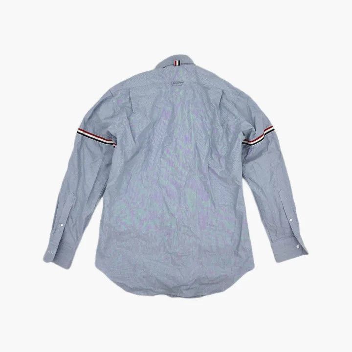 Thom Browne Thom Browne Blue Long Sleeve Shirt for Men 0079 Size US L / EU 52-54 / 3 - 3 Thumbnail