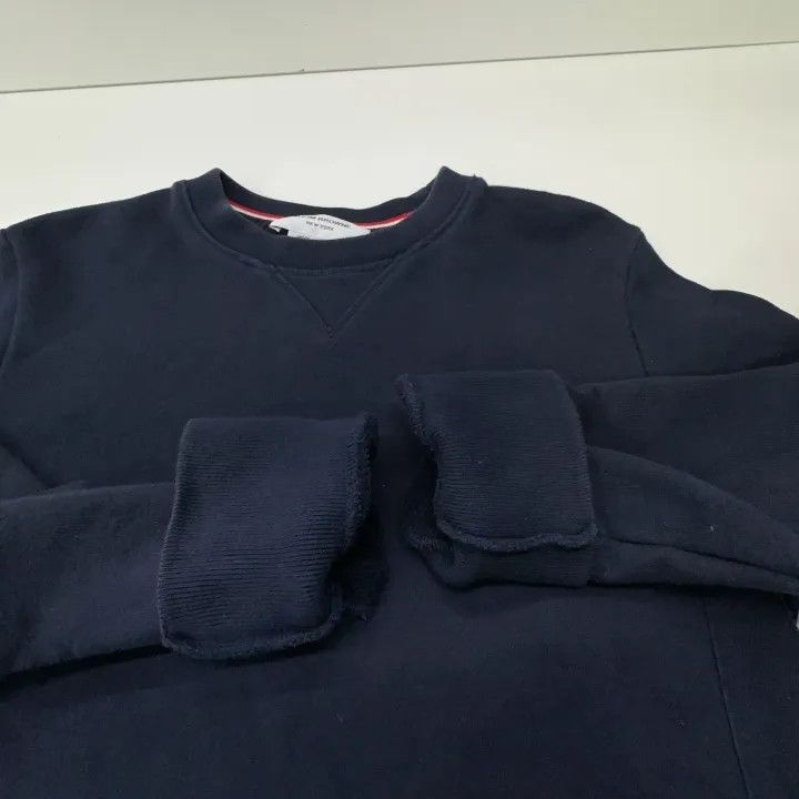 Thom Browne Thom Browne Classic Navy Blue Logo Sweatshirt 0079 Size US M / EU 48-50 / 2 - 10 Thumbnail