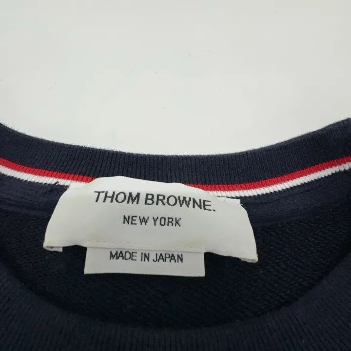 Thom Browne Thom Browne Classic Crewneck Sweatshirt for Men 0079 Size US M / EU 48-50 / 2 - 4 Thumbnail