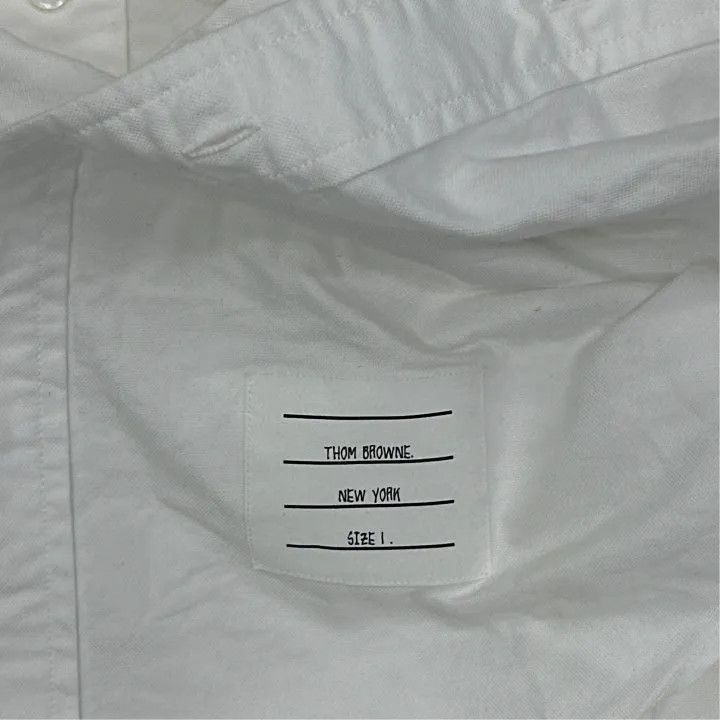 Thom Browne Thom Browne Classic Long Sleeve Oxford Shirt 0079 Size US S / EU 44-46 / 1 - 4 Thumbnail