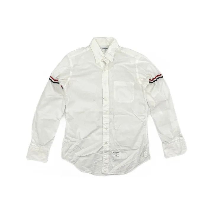 Thom Browne Thom Browne Casual Solid Color Long Sleeve Shirt 0079 Size US M / EU 48-50 / 2 - 2 Thumbnail