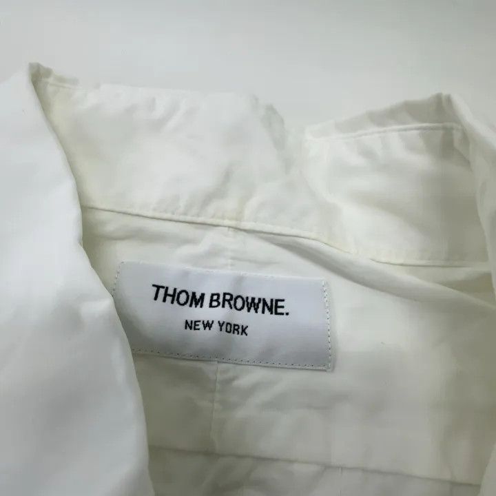 Thom Browne Thom Browne Casual Solid Color Long Sleeve Shirt 0079 Size US M / EU 48-50 / 2 - 4 Thumbnail