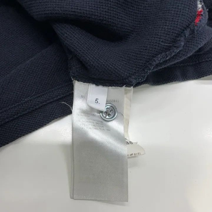 Thom Browne Thom Browne Navy Striped Cotton Short Sleeve T-shirt 0079 Size US L / EU 52-54 / 3 - 5 Thumbnail