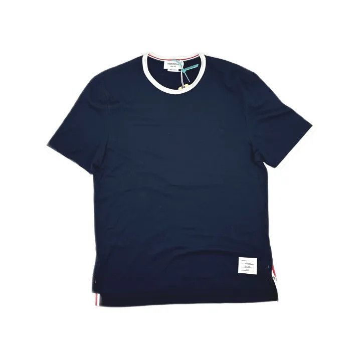 Thom Browne Thom Browne Knitted Side-Slit T-Shirt for Men 0079 Size US S / EU 44-46 / 1 - 2 Thumbnail