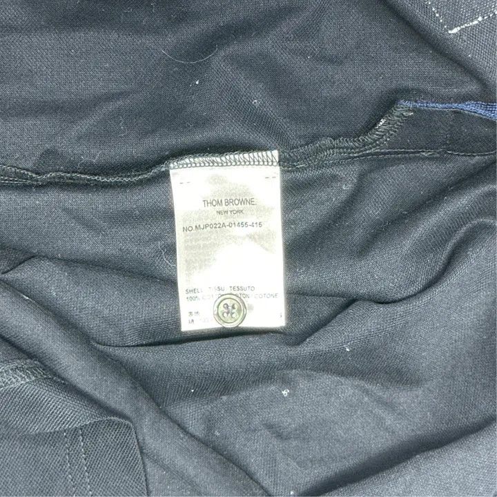 Thom Browne Thom Browne Navy Short Sleeve Polo Shirt 0079 Size US S / EU 44-46 / 1 - 2 Thumbnail
