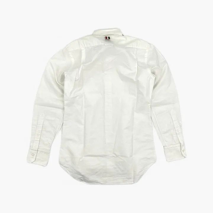 Thom Browne Thom Browne Striped Pocket Oxford Shirt for Men 0079 Size US S / EU 44-46 / 1 - 3 Thumbnail