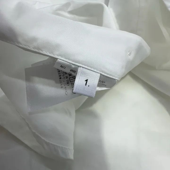 Thom Browne Thom Browne White Button-Up Long Sleeve Shirt 0079 Size US S / EU 44-46 / 1 - 4 Thumbnail