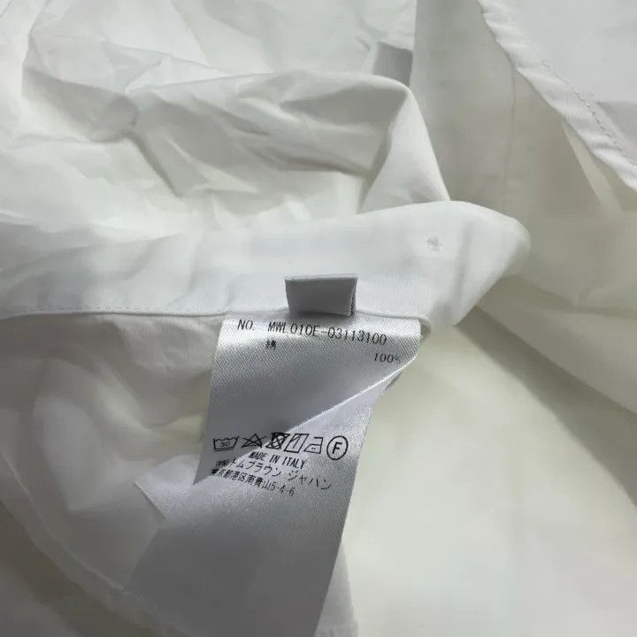 Thom Browne Thom Browne White Button-Up Long Sleeve Shirt 0079 Size US S / EU 44-46 / 1 - 5 Thumbnail