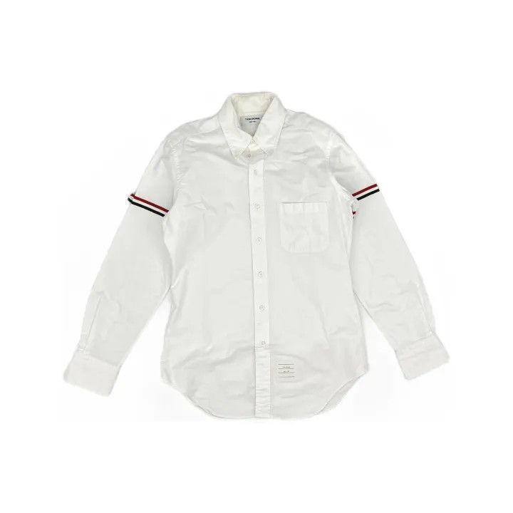 Thom Browne Thom Browne Casual Solid Long Sleeve Shirt 0079 Size US S / EU 44-46 / 1 - 2 Thumbnail