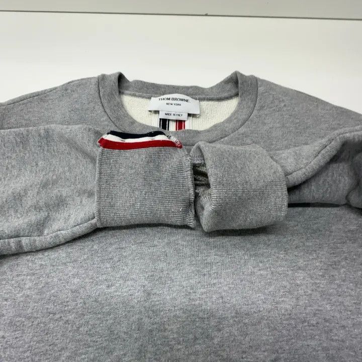 Thom Browne Thom Browne Gray Long Sleeve Sweatshirt for Men 0079 Size US S / EU 44-46 / 1 - 9 Thumbnail