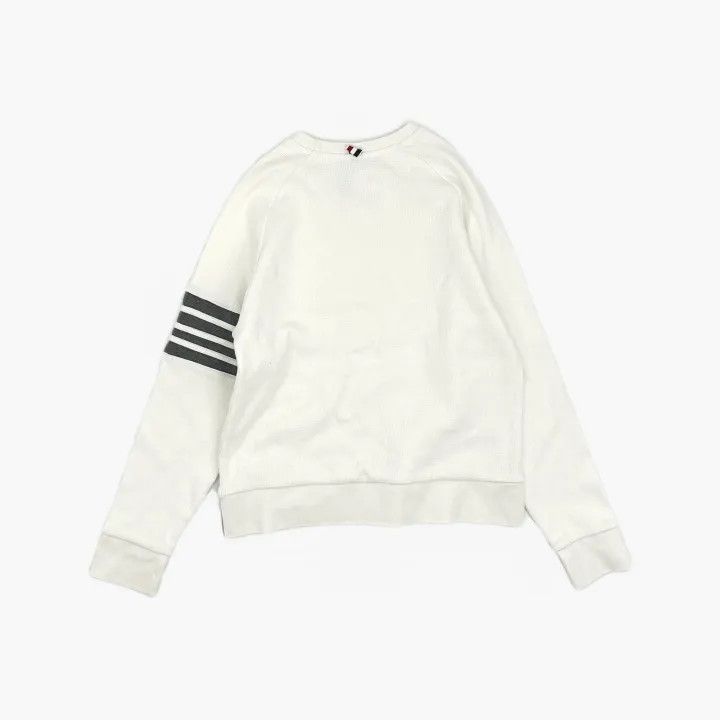 Thom Browne Thom Browne Classic Striped Long Sleeve Sweatshirt 0079 Size US M / EU 48-50 / 2 - 3 Thumbnail