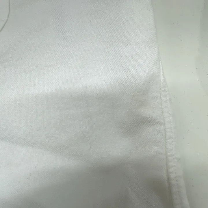 Thom Browne Thom Browne White Satin Long Sleeve Shirt 0079 Size US L / EU 52-54 / 3 - 9 Thumbnail