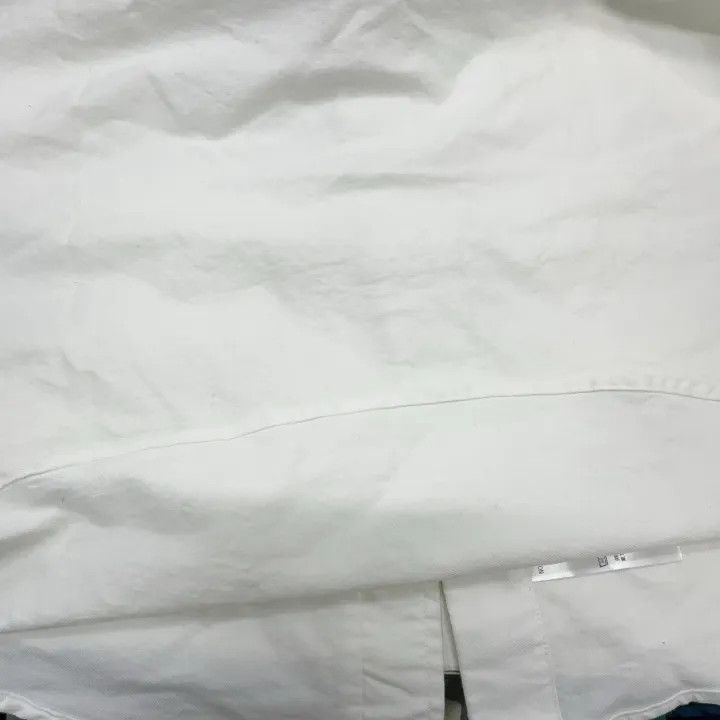 Thom Browne Thom Browne White Satin Long Sleeve Shirt 0079 Size US L / EU 52-54 / 3 - 11 Thumbnail