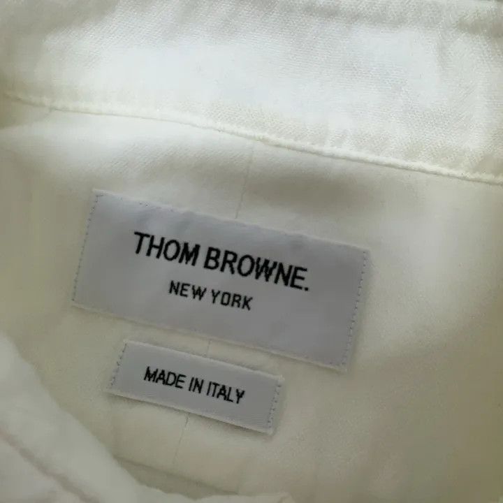 Thom Browne Thom Browne Classic Long Sleeve Shirt for Men 0079 Size US M / EU 48-50 / 2 - 6 Thumbnail