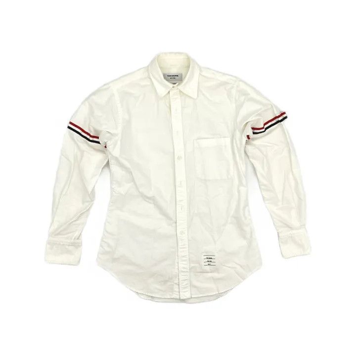 Thom Browne Thom Browne Classic Long Sleeve Shirt for Men 0079 Size US M / EU 48-50 / 2 - 2 Thumbnail