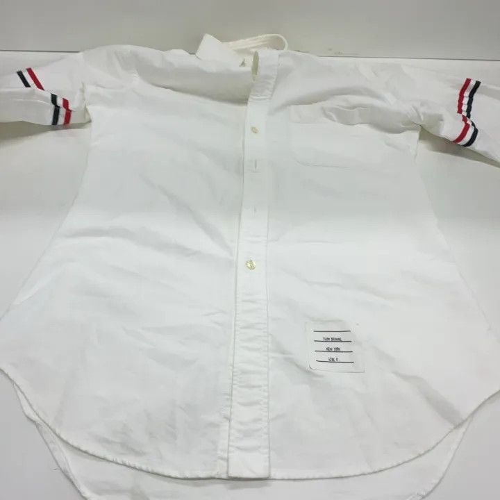 Thom Browne Thom Browne Classic Long Sleeve Shirt for Men 0079 Size US M / EU 48-50 / 2 - 9 Thumbnail