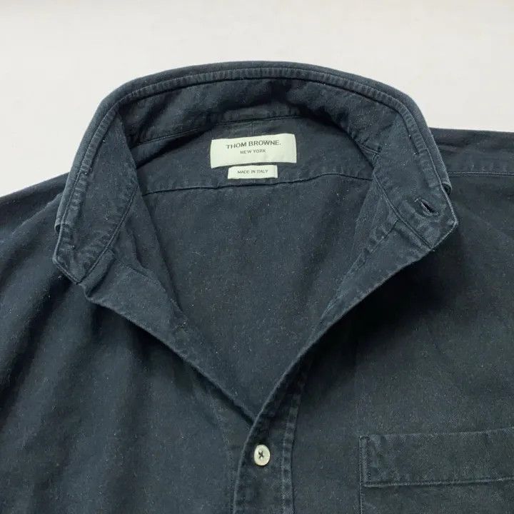 Thom Browne Thom Browne Classic Long Sleeve Shirt for Men 0079 Size US M / EU 48-50 / 2 - 11 Thumbnail