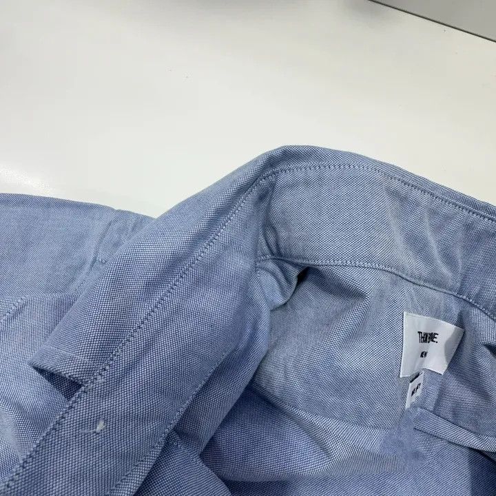 Thom Browne Thom Browne Light Blue Long Sleeve Button-Up Shirt 0079 Size US S / EU 44-46 / 1 - 7 Thumbnail