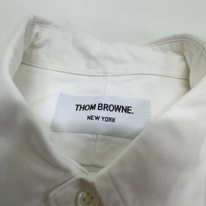 Thom Browne Thom Browne Casual Long Sleeve Shirt 0079 Size US S / EU 44-46 / 1 - 6 Thumbnail