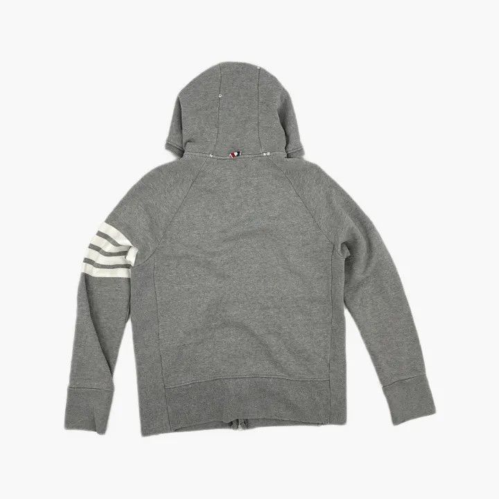 Thom Browne Thom Browne Classic Zip Hoodie for Men 0079 Size US M / EU 48-50 / 2 - 3 Thumbnail