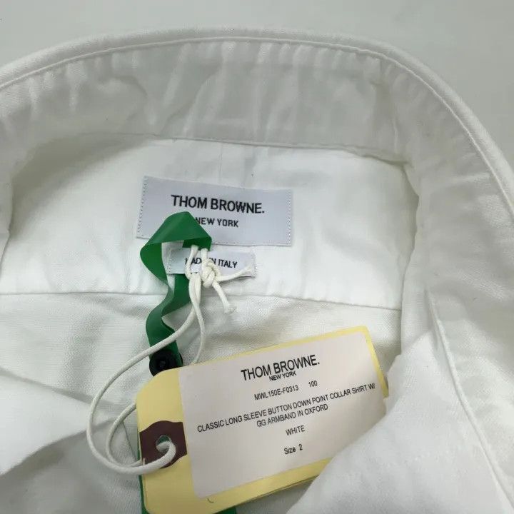 Thom Browne Thom Browne Classic Long Sleeve Oxford Shirt 0079 Size US S / EU 44-46 / 1 - 4 Thumbnail