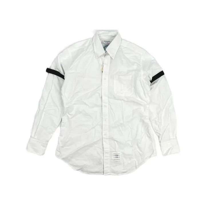 Thom Browne Thom Browne Classic Oxford Long Sleeve Shirt 0079 Size US L / EU 52-54 / 3 - 2 Thumbnail