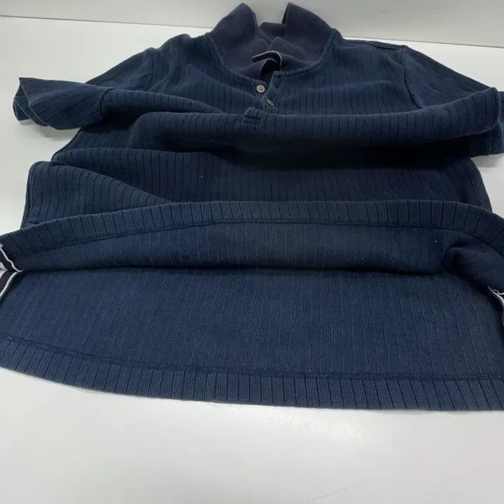 Thom Browne Thom Browne Striped Ribbed Summer Polo Shirt 0079 Size US M / EU 48-50 / 2 - 9 Thumbnail