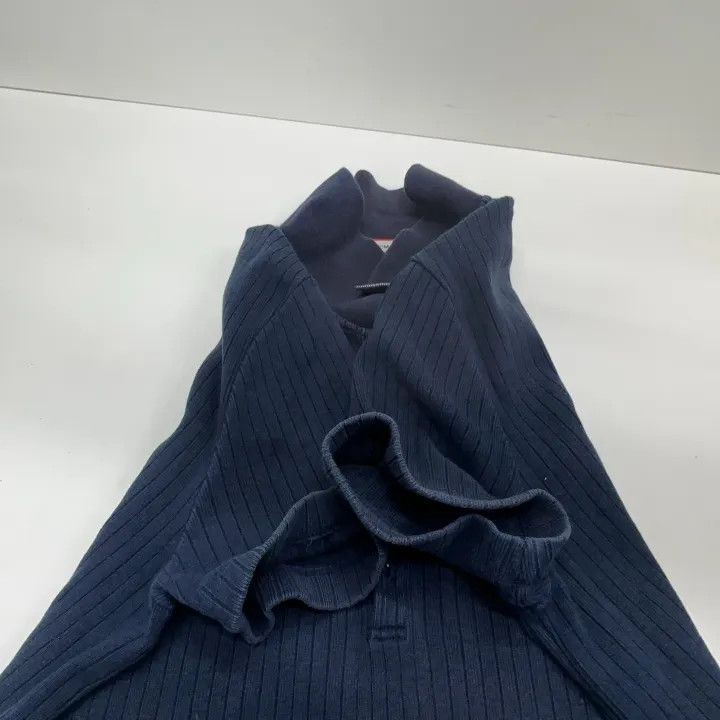 Thom Browne Thom Browne Striped Ribbed Summer Polo Shirt 0079 Size US M / EU 48-50 / 2 - 8 Thumbnail