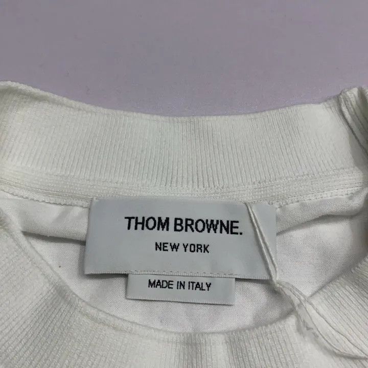 Thom Browne Thom Browne Short Sleeve Pocket T-Shirt 0079 Size US M / EU 48-50 / 2 - 3 Thumbnail