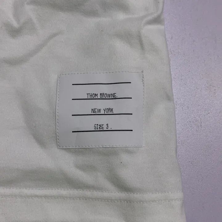 Thom Browne Thom Browne Short Sleeve Pocket T-Shirt 0079 Size US M / EU 48-50 / 2 - 5 Thumbnail