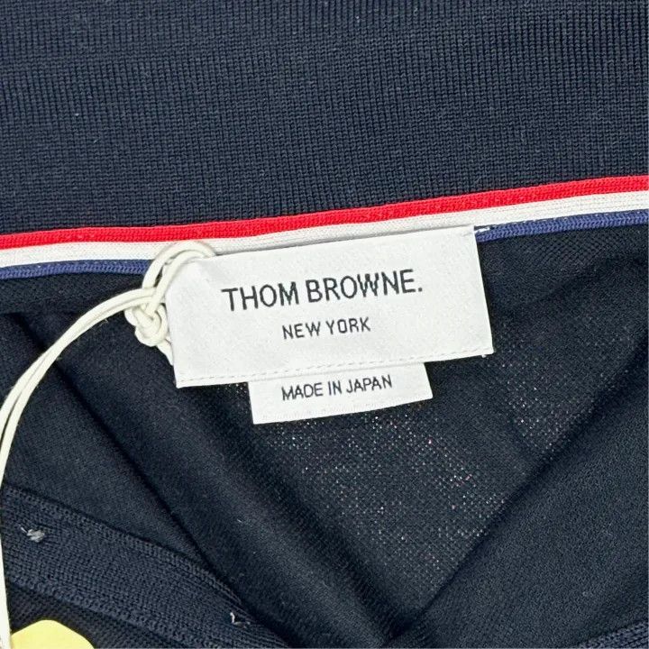 Thom Browne Thom Browne Navy Blue Pocket Polo Shirt 0079 Size US L / EU 52-54 / 3 - 3 Thumbnail