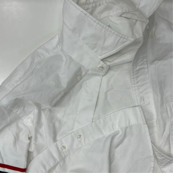 Thom Browne Thom Browne Classic Long Sleeve Shirt with Stripes 0079 Size US M / EU 48-50 / 2 - 5 Thumbnail
