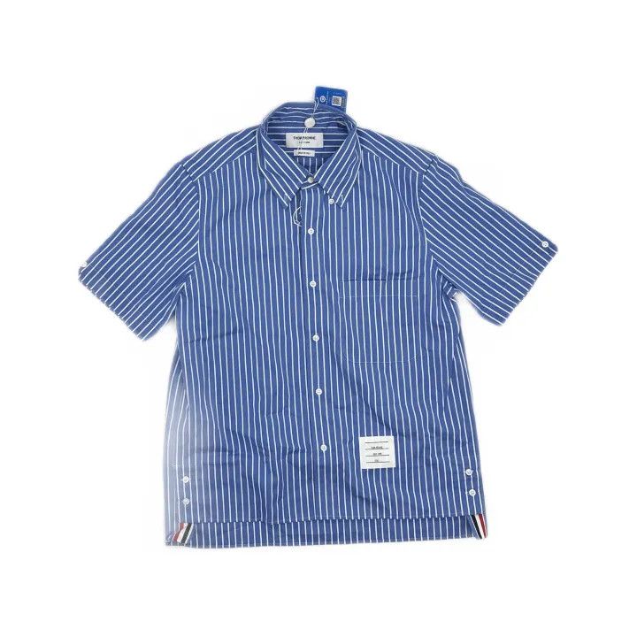 Thom Browne Thom Browne Casual Fashion Striped Short Sleeve Shirt 0079 Size US S / EU 44-46 / 1 - 2 Thumbnail