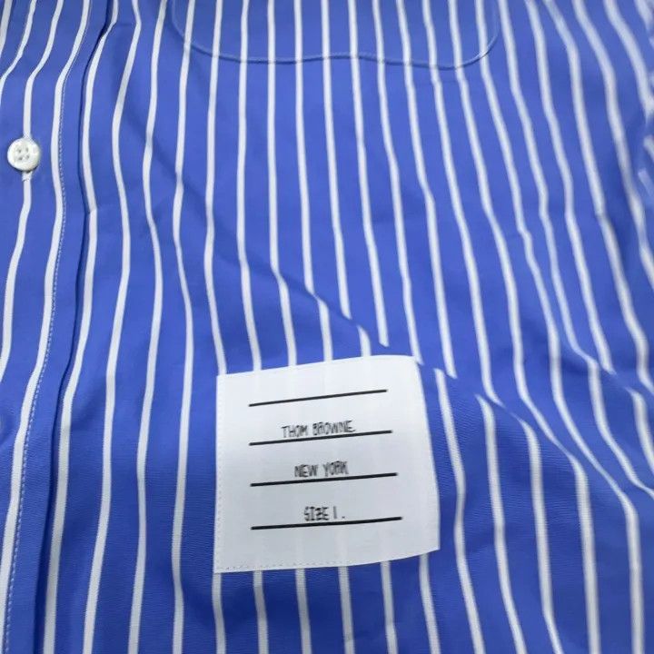 Thom Browne Thom Browne Casual Fashion Striped Short Sleeve Shirt 0079 Size US S / EU 44-46 / 1 - 5 Thumbnail