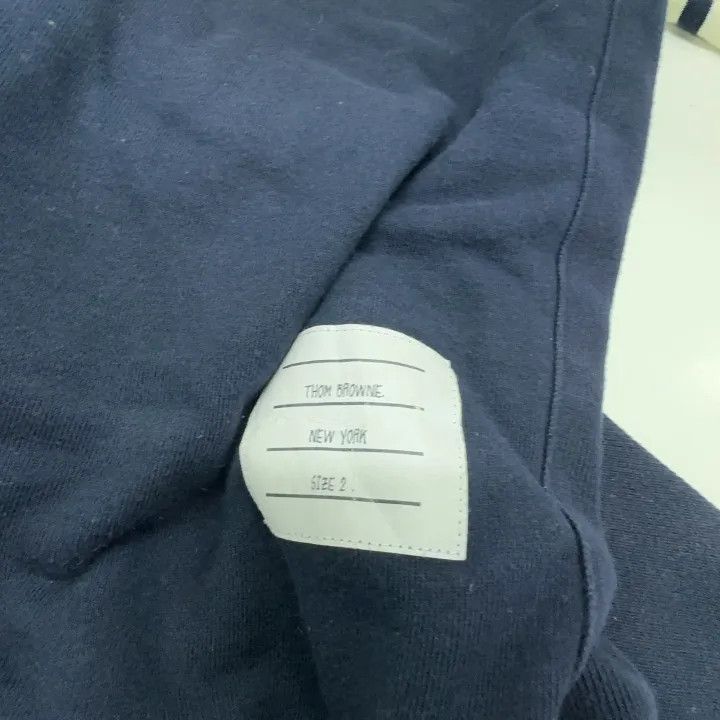 Thom Browne Thom Browne Classic Navy Crew Neck Sweatshirt 0079 Size US M / EU 48-50 / 2 - 4 Thumbnail