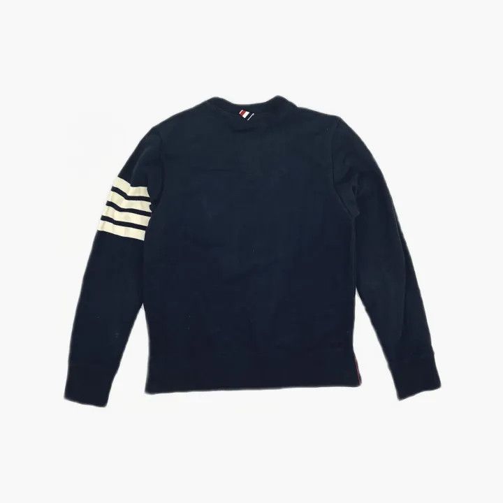 Thom Browne Thom Browne Classic Navy Crew Neck Sweatshirt 0079 Size US M / EU 48-50 / 2 - 3 Thumbnail