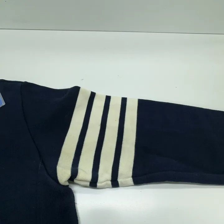 Thom Browne Thom Browne Classic Navy Crew Neck Sweatshirt 0079 Size US M / EU 48-50 / 2 - 11 Thumbnail