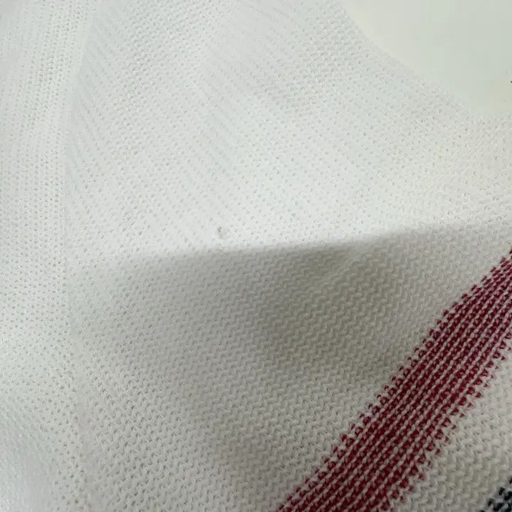 Thom Browne Thom Browne White Striped Short Sleeve T-Shirt 0079 Size US S / EU 44-46 / 1 - 8 Thumbnail