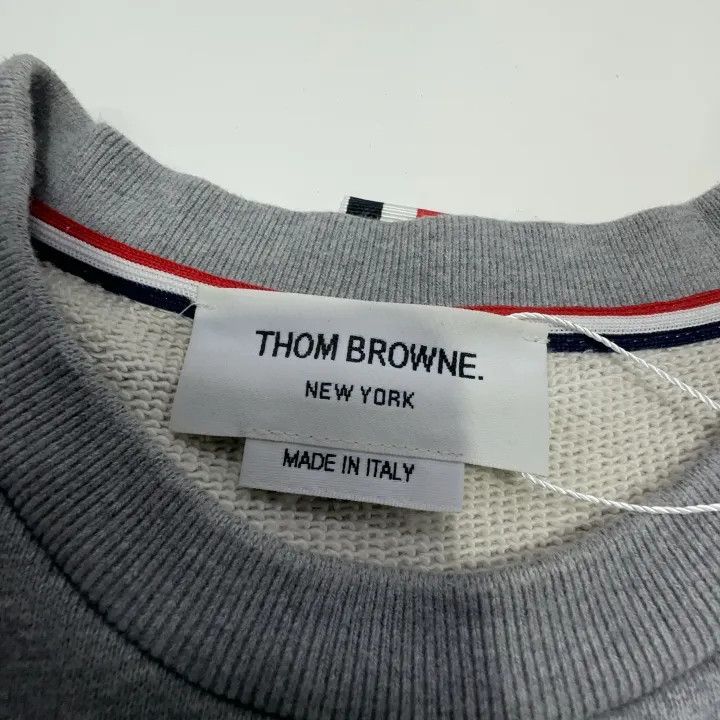 Thom Browne Thom Browne Gray Floral Embroidered Sweatshirt 0079 Size US S / EU 44-46 / 1 - 7 Thumbnail
